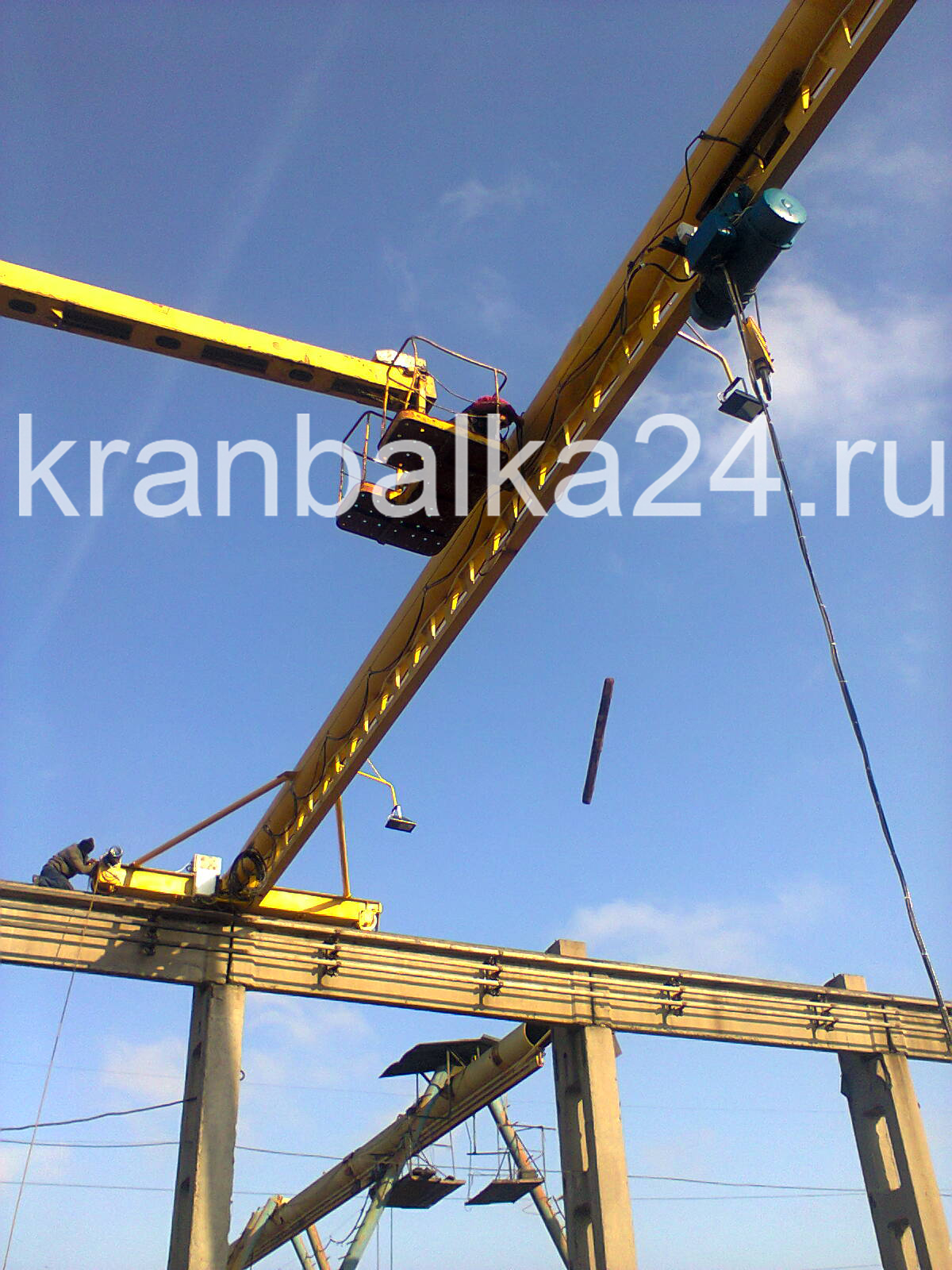 Производство и монтаж кран-балки электрической опорной 3,2 тонны в Рязани