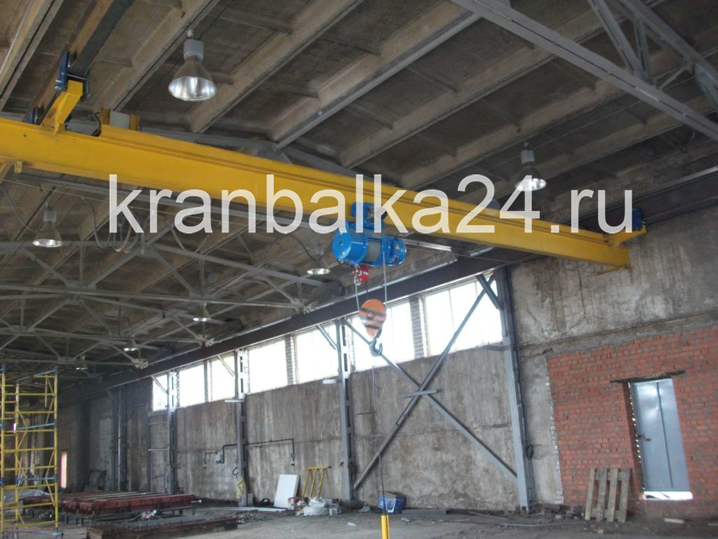 Производство и монтаж кран-балки 3,2 т в Москве